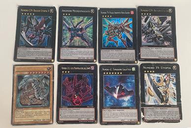 Lotto 8 Carte Yu-Gi-Oh Mostri XYZ Drago Bianco ITA