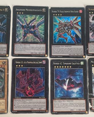 Lotto 8 Carte Yu-Gi-Oh Mostri XYZ Drago Bianco ITA