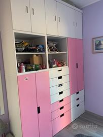 Amrmadio modulabile Ikea cameretta bambina