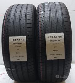 2 GOMME 195 55 16 MICHELIN A1887