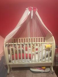 Culla con obló a dondolo come nuova