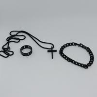 Set bracciale anello collana