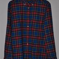 Camicia a quadri Piombo OVS uomo M  blu e rossa