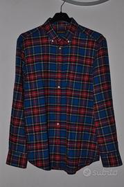 Camicia a quadri Piombo OVS uomo M  blu e rossa