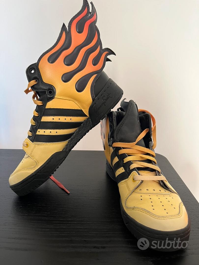 Adidas jeremy scott uomo rosse on sale