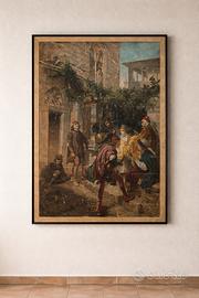 Grande stampa ad olio