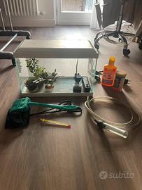 Acquario Askoll Aqua 20 con LED e filtro bianco