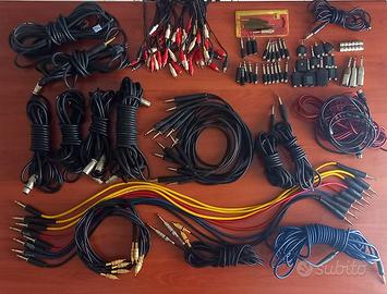 Cavi audio JACK XLR RCA MIDI adattatori ecc