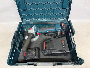 Smerigliatrice Bosch GWS 18V-7 da 4 ah