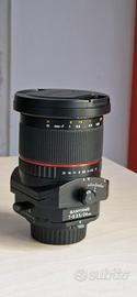 Obiettivo Samyang 24mm f3.5 decentrabile Nikon