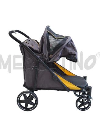 PASSEGGINO PIEGHEVOLE PER CANI PAWHUT 20 KG NERO