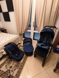 Trio , passeggino, navicella e ovetto