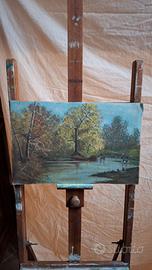 Suggestivo dipinto vintage d'epoca (50x32 cm)