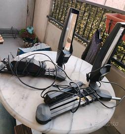 Coppia 2 Lampade Luxo Sonnet Nere modernariato