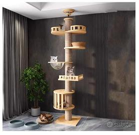 Albero per gatti dal pavimento al soffitto, altezz
