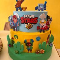 Torta scenografica Brawl Stars in gomma EVA