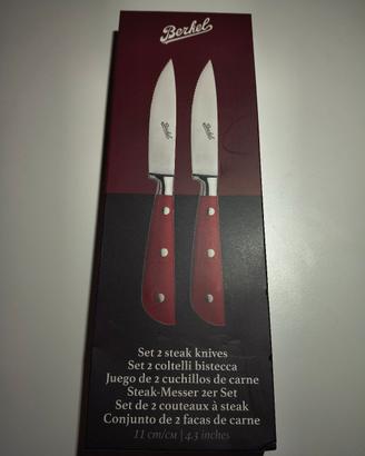 Set 2 coltelli bistecca Berkel NUOVI classic line
