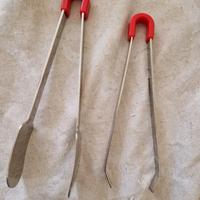 Coppia Pinze da cucina in acciaio inox