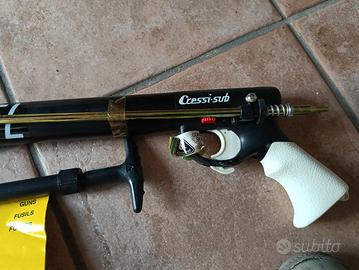 Fucile da pesca CressiSub SL70 mai utilizzato