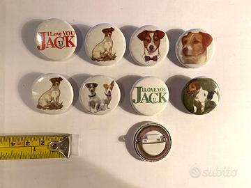SPILLE SOGGETTO CANE JACK RUSSELL