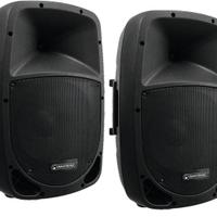 COPPIA CASSE AMPLIFICATE PROFESSIONALI 12" NUOVE