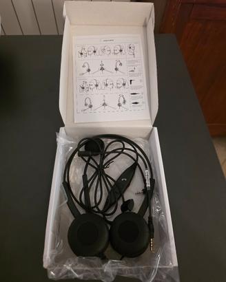 Cuffie con microfono Wantek per pc e telefono