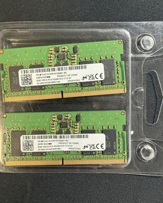 RAM Micron DDR5 16GB SO-DIMM