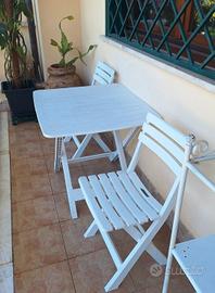 tavolo + 2 sedie da esterno 