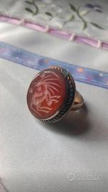 Vecchio anello sigillo afhgano mm 16,1