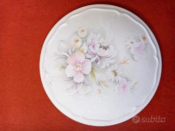 SCATOLA con coperchio in PORCELLANA LIMOGES