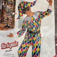 Costume da carnevale ARLECCHINO - size 140 - 8/10