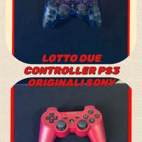 Lotto Controller Dualshock3 Ps3 ORIGINALI SONY 