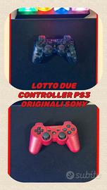 Lotto Controller Dualshock3 Ps3 ORIGINALI SONY 