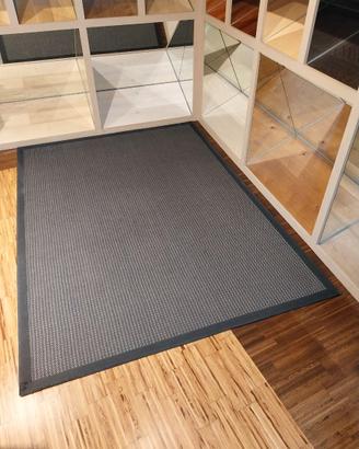 Tappeto in sisal cm.180x250 con bordo in cotone