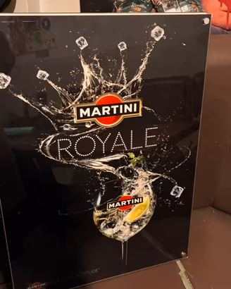 Insegna Quadro Martini Royale - Collezionismo Bar