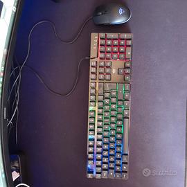 Trust GXT 838 Azor Gaming Tastiera + Mouse - Nero
