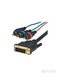 Cavo Monitor DVI-A 3 Spine RCA