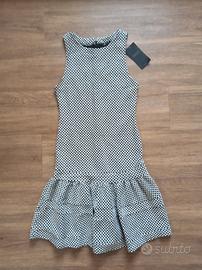 Abito Zara nero e bianco. Taglia S. Nuovo.