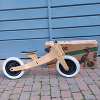 Bici in legno senza pedali 3 in 1