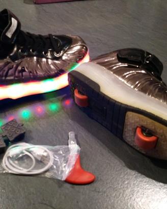 Scarpe sneakers con rotelle bambino/ragazzino