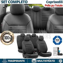 SET COPRISEDILI per Sedili PEUGEOT in PELLE Nera