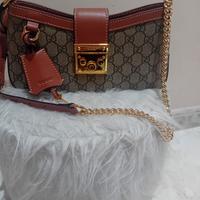 Borsa Gucci Padlock Pelle e Tela GG