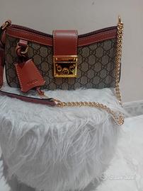 Borsa Gucci Padlock Pelle e Tela GG