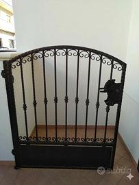 cancello in ferro zincato 