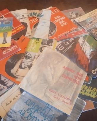 LOTTO 30 COPERTINE DISCHI 45 GIRI ANNI '50 - '