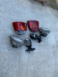 Set fari specchi luci twingo 93 prima serie
