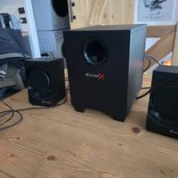 impianto audio sound blaster 