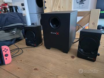 impianto audio sound blaster 