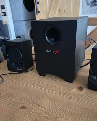 impianto audio sound blaster 