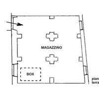 Magazzino a volte in palazzo del centro storico